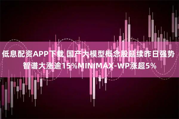低息配资APP下载 国产大模型概念股延续昨日强势 智谱大涨逾15%MINIMAX-WP涨超5%