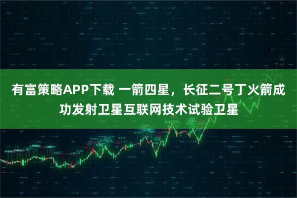 有富策略APP下载 一箭四星，长征二号丁火箭成功发射卫星互联网技术试验卫星